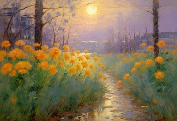 Florais 110, c.2025 (óleo sobre tela)
