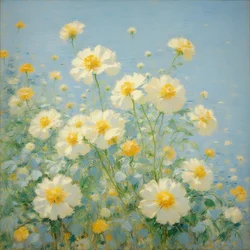 Florais 22, c.2021 (óleo sobre tela)