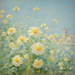 Florais 23, c.2021 (óleo sobre tela)