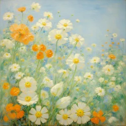 Florais 32, c.2021 (óleo sobre tela)