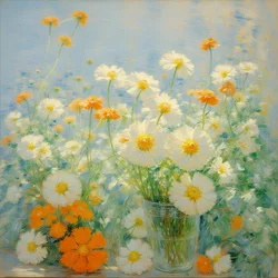Florais 33, c.2021 (óleo sobre tela)