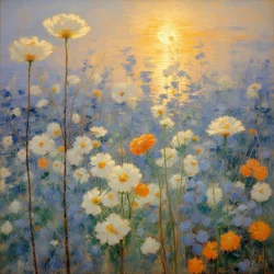 Florais 56, c.2022 (óleo sobre tela)