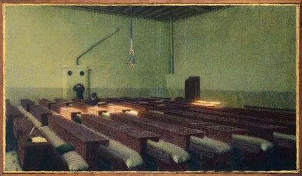 Natal no Pio Albergo Trivulzio de Angelo Morbelli (1854-1919)