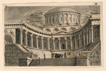 Cenário, Átrio do Templo