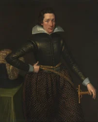 Retrato de um homem, c.1610 (óleo sobre tela)