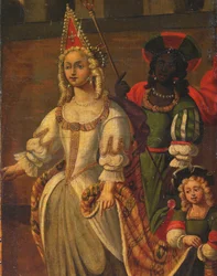 Ecrã frente e verso quatro vezes, c.1700