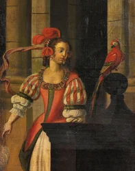 Ecrã frente e verso quatro vezes, c.1700