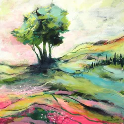 Um sonho colorido no campo
