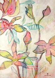 Sonhos florais em tons pastel