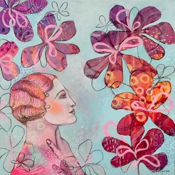 Mulher Vintage: Sonho Floral