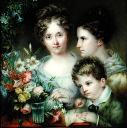 Ann Hall, Sra. Henry Ward e Henry Hall Ward.