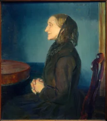 A mãe da artista