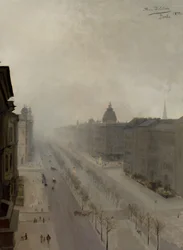 Rua Unter den Linden em Berlim