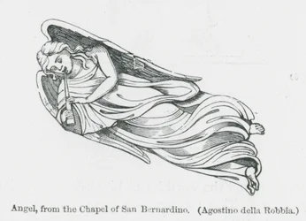 Anjo, da Capela de São Bernardino (litografia)