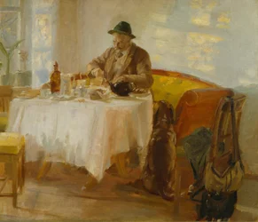 Pequeno almoço antes da caça