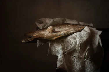 Natureza morta rústica e melancólica