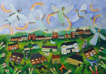 Bater palmas aos anjos, 2021 (pintura)