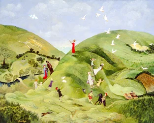 Piquenique planeado, 2004 (acrílico)
