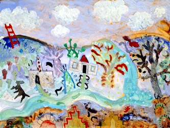 Esboços de espetáculo, 2003 (acrílico)