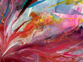 Fluxo abstrato vibrante