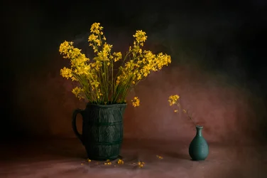 Flores amarelas melancólicas