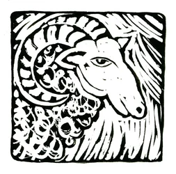 Horóscopo (Carneiro), 2017 (impressão em linho)