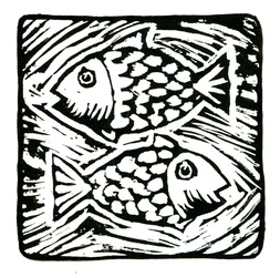 Horóscopo (Peixes), 2017 (impressão em linho)