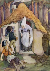 Hansel e Grethel (cor litho)