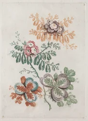 Nova suíte de portfólios de flores, ideal para o design e a pintura: fantasias florais, c. 179