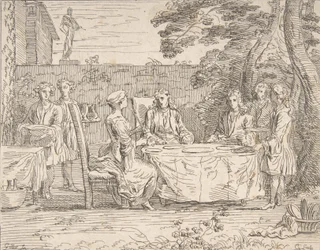 Refeição Distinta, ca.1725-1765.