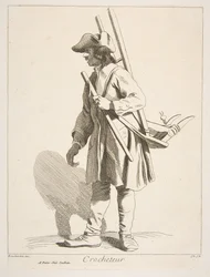 Vendedor ambulante de ferragens, 1746.