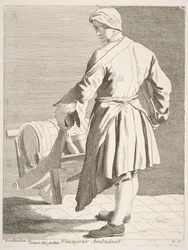 Vendedor ambulante de vinagre, 1738.