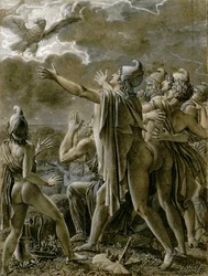 Enéias e seus seguidores em Latium, 1791-1793.