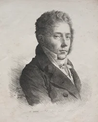 Coleção de ensaios litográficos: Retrato de M. Coupin de La Couperie, 1816.