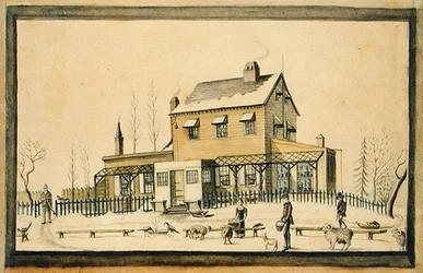 Angélica, Inverno de 1814 (aguarela e grafite sobre papel)