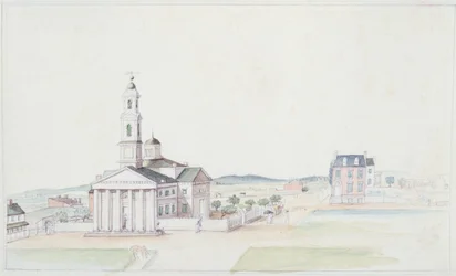 Igreja de São João, Praça do Presidente, Washington DC, julho de 1822