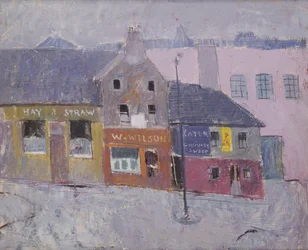 Causewayside, Edinburgh, c.1950 (óleo sobre tela)