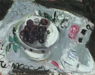 Prato de Uvas, c.1957 (óleo a bordo)