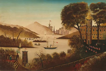Montagem da Guarda, meados do século XIX (óleo sobre tela)
