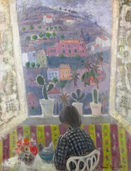 Janela em Menton (óleo sobre tela)