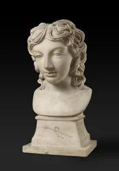 Busto retrato do príncipe Henry Lubomirski no personagem de Baco, c. 1787 (mármore de carrara)