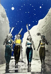 Raparigas esquiadoras, 2022