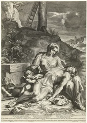 Pieta, gravada por Pieter de Bailliu