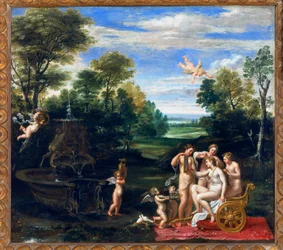 Toalete de Vénus, c.1595-1609 (óleo sobre tela)