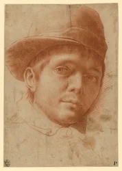 Retrato de um jovem com boné