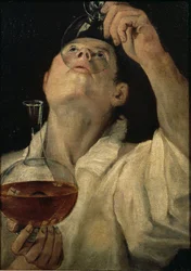 Retrato de um homem a beber, c. 1581-4
