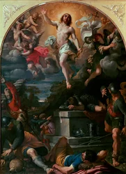 A Ressurreição de Cristo, 1593, Sun. 217x160 cm, Paris, Musée du Louvre