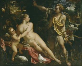 Vénus, Adónis e Cupido