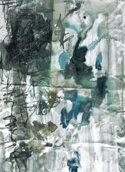 Abstrato azul-esverdeado amassado