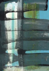 Camadas em azul-petróleo escuro